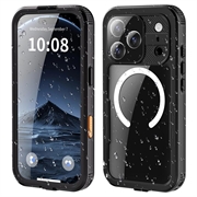 iPhone 17 Pro Shellbox M-serie IP68 Waterdichte Hoesje - Duikhoes met MagSafe-compatibiliteit - Zwart