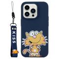 Kiss Serie iPhone 14 Pro TPU Hoesje met Band
