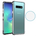 Schokbestendig Samsung Galaxy S10+ TPU Hoesje - Doorzichtig