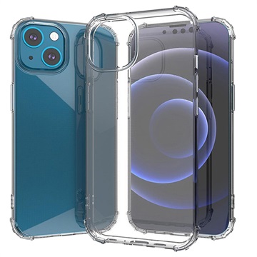 Shockproof iPhone 13 TPU Hoesje - Doorzichtig