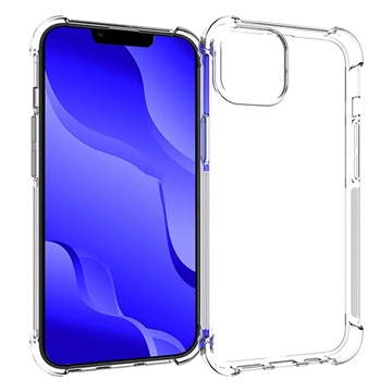 Schokbestendig iPhone 14 TPU Hoesje - Doorzichtig