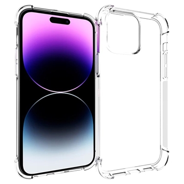 iPhone 15 Plus Schokbestendig TPU Hoesje - Doorzichtig