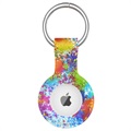 Apple AirTag Siliconen Hoesje met Sleutelhanger - Colorful