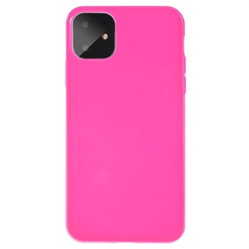 iPhone 11 Siliconen Hoesje - Flexibel - Hot Pink