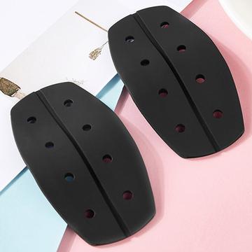 Siliconen schoudervullingen voor bh-bandjes - Ademend / Zwart