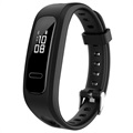 Honor Band 4 Running, Huawei Band 3e Silikon Bandje - Zwart