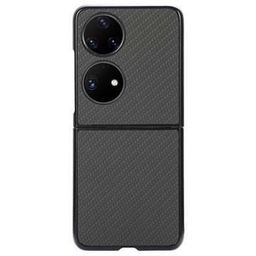 Samsung Galaxy Z Flip3 5G Slim Cover - Koolstofvezel - Zwart