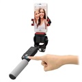 Smart 360-Graden Rotatie Draadloze Selfie Stick - Zwart