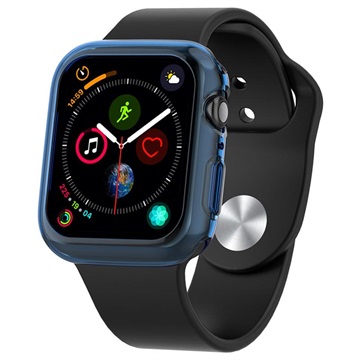 Soft Flex Apple Watch 4 Siliconen Hoesje - 40mm - Blauw