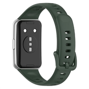 Huawei Band 11/11 Pro Soft Siliconen Band - Donkergroen