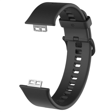 Huawei Watch Fit Soft Siliconen Band - Zwart