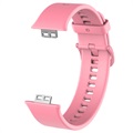 Huawei Watch Fit Soft Siliconen Band - Roze