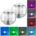 Drijvende Solar Bal LED Lampjes - 2 stuks.