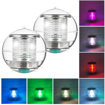 Drijvende Solar Bal LED Lampjes - 2 stuks.