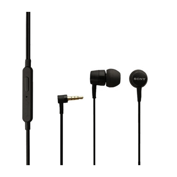 Sony MH-750 Stereo Headset - Xperia S, Xperia P, Xperia sola, Xperia U - Zwart