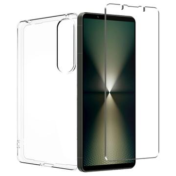 Sony Xperia 1 VII Saii 2-in-1 TPU Hoesje & Glazen Screenprotector
