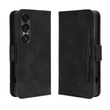 Sony Xperia 1 VII Kaarthouder Portemonnee Hoesje - Zwart