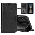 Sony Xperia 1 VII Portemonnee Hoesje Magnetische Sluiting - Zwart