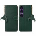 Sony Xperia 1 VII Leren Portemonnee Hoesje met RFID
