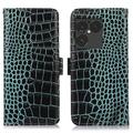 Sony Xperia 1 VIII Crocodile Series Wallet Leren Hoesje met RFID - Groen