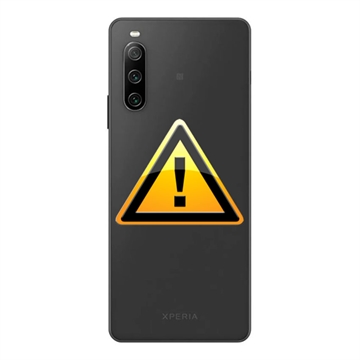 Sony Xperia 10 II Batterij Cover Reparatie - Zwart