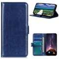 Sony Xperia 10 III, Xperia 10 III Lite Portemonne Case Met Standaard - Blauw