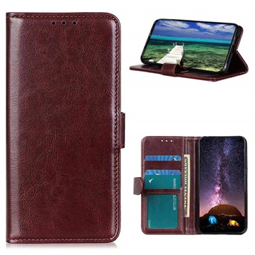 Sony Xperia 10 III, Xperia 10 III Lite Portemonne Case Met Standaard - Bruin