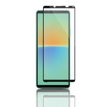 Sony Xperia 10 IV Panzer Premium Full-Fit Glazen Screenprotector - 9H - Zwart