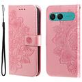Sony Xperia 10 VII Mandala Series Portemonnee-hoesje - Roze
