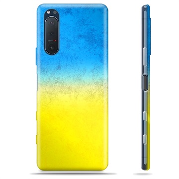 Sony Xperia 5 II TPU Hoesje Oekraïense Vlag - Two Tone