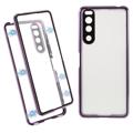 Sony Xperia 5 IV Magnetisch Cover met Gehard Glas Achterkant