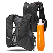 Spigen A721 Dynamic Shield hardloopvest met 500ml drinkfles - M/L - Zwart