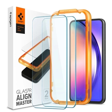 Spigen ALM Glas.tR Slim Samsung Galaxy A54 5G Screenprotector - 2 St.