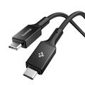 Spigen Essential EB10010CC USB-C kabel 100W - 5Gb/s, 1m - Zwart