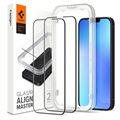Spigen Glas.tR AlignMaster FC iPhone 13 Pro Max/14 Plus Glazen Screenprotector - Zwart