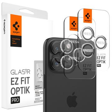 iPhone 16 Pro/16 Pro Max Spigen Glas.tR Ez Fit Optik Pro Lens Glazen Protector