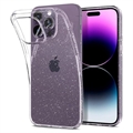 Spigen Liquid Crystal Glitter iPhone 14 Pro Max Hoesje - Doorzichtig