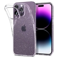Spigen Liquid Crystal Glitter iPhone 14 Pro Hoesje - Doorzichtig