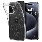 iPhone 15 Pro Spigen Liquid Crystal Glitter Cover - Doorzichtig