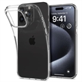 iPhone 15 Pro Max Spigen Liquid Crystal TPU Cover - Doorzichtig