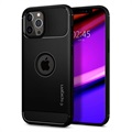 Spigen Rugged Armor iPhone 12/12 Pro Cover - Zwart