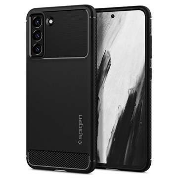 Spigen Rugged Armor Samsung Galaxy S21 FE 5G TPU Case - Zwart