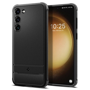 Spigen Rugged Armor Samsung Galaxy S23 5G TPU Hoesje - Zwart