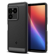 Sony Xperia 1 VIII Spigen Rugged Armor TPU Hoesje - Zwart