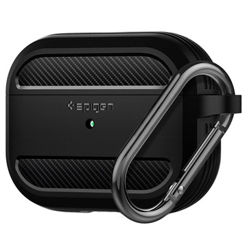 Spigen Rugged Armor AirPods Pro TPU Case - Zwart