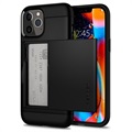 Spigen Slim Armor CS iPhone 12/12 Pro Cover - Zwart