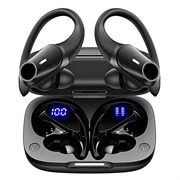 Sports TWS Earphones with Charging Case T59 - HiFi - Black