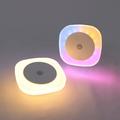 Vierkant magnetisch led-nachtlampje met bewegingssensor
