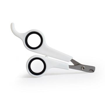 Roestvrijstalen nagelknipper - Wit / Zwart