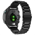 Garmin Forerunner 245 Roestvrij Stalen Riem - Zwart